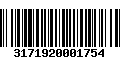 Código de Barras 3171920001754