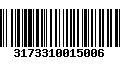 Código de Barras 3173310015006