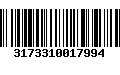 Código de Barras 3173310017994