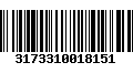 Código de Barras 3173310018151