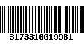 Código de Barras 3173310019981