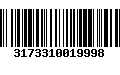 Código de Barras 3173310019998