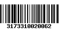 Código de Barras 3173310020062