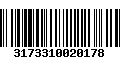 Código de Barras 3173310020178