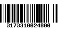 Código de Barras 3173310024800