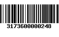 Código de Barras 3173600000248