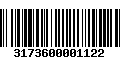 Código de Barras 3173600001122