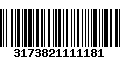 Código de Barras 3173821111181