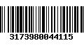 Código de Barras 3173980044115