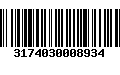 Código de Barras 3174030008934