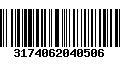 Código de Barras 3174062040506