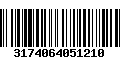 Código de Barras 3174064051210