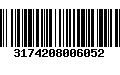 Código de Barras 3174208006052