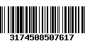 Código de Barras 3174508507617