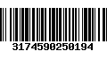 Código de Barras 3174590250194