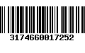 Código de Barras 3174660017252