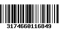 Código de Barras 3174660116849