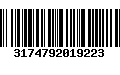 Código de Barras 3174792019223