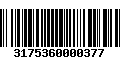 Código de Barras 3175360000377