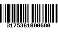 Código de Barras 3175361000680