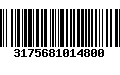 Código de Barras 3175681014800