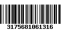 Código de Barras 3175681061316