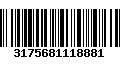 Código de Barras 3175681118881