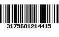 Código de Barras 3175681214415