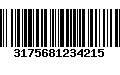 Código de Barras 3175681234215