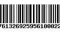 Código de Barras 3176132692595610002200
