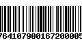 Código de Barras 3176410790016720000509