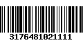 Código de Barras 3176481021111