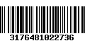 Código de Barras 3176481022736