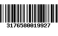 Código de Barras 3176580019927