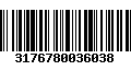 Código de Barras 3176780036038