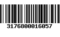 Código de Barras 3176800016057