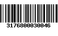 Código de Barras 3176800030046