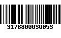 Código de Barras 3176800030053