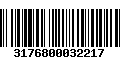 Código de Barras 3176800032217