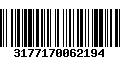 Código de Barras 3177170062194