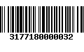 Código de Barras 3177180000032