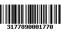 Código de Barras 3177890001770