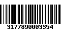 Código de Barras 3177890003354