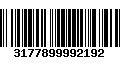 Código de Barras 3177899992192