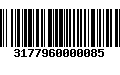 Código de Barras 3177960000085