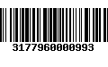 Código de Barras 3177960000993