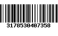 Código de Barras 3178530407358