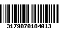 Código de Barras 3179070184013