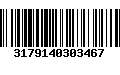 Código de Barras 3179140303467