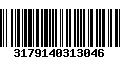 Código de Barras 3179140313046